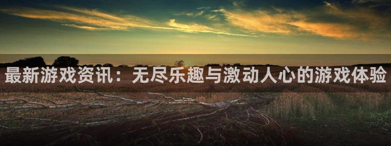 长征娱乐的意思：最新游戏资讯：无尽乐趣与激动人心的游戏体验
