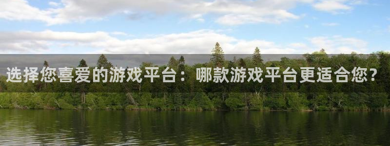 长征娱乐平台注册：选择您喜爱的游戏平台：哪款游戏平台更适合您